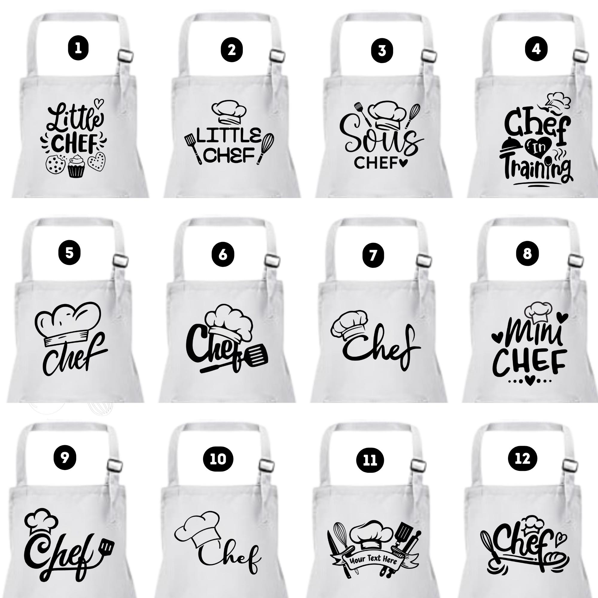 Personalised Kids Apron & Chef Hat Set - Image 3