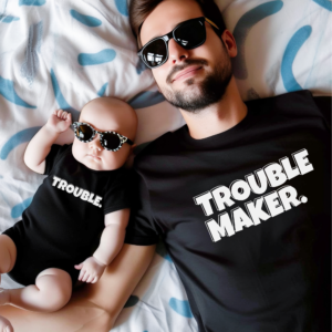 The Original & The Remix  Matching T-Shirt and Baby Onesie – Father’s Day Gift